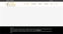 Desktop Screenshot of poderesangiusto.it